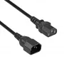 Akyga AK-PC-07C jatkokaapeli CU IEC C13 - C14 3m musta