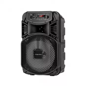 Kruger & Matz Music Box kannettava langaton kaiutin 10W Bluetooth 5.0 TWS FM-radio AUX microSD USB musta