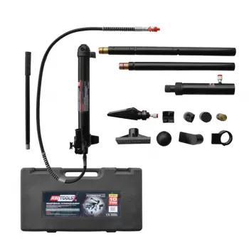 AWTOOLS hydraulinen levitin 10 tonnia käsipumpulla ja jatkoputkilla