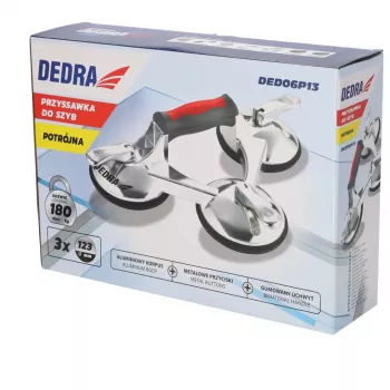 DEDRA DED06P13 imukuppinostin 40 kg yksittäinen imukuppi 118 mm