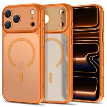 TECH-PROTECT MagPrime MagSafe CC iPhone 17 Pro / 18 Pro matta Cosmic Orange