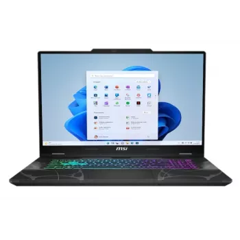 MSI Cyborg 17 B2RWFKG-066XPL pelikannettava, 17,3 tuuman FHD 144Hz, Intel Core 7 240H, 32GB DDR5, 1TB SSD, GeForce RTX 5060, Windows 11 Home, musta
