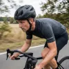 Vayox Kask Active mattamusta pyöräilykypärä LED-valolla M