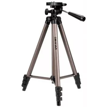 Camrock CR0577 3-tie panoraamapää jalusta älypuhelinpidikkeellä ja kantolaukulla, max. korkeus 1060 mm, kantavuus 2 kg, alumiiniseos, musta
