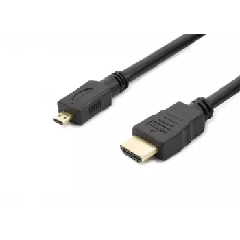 Accura HDMI - micro-HDMI -kaapeli 1,8m 4K High-Speed Ethernetillä musta