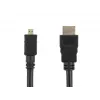 Accura HDMI - micro-HDMI -kaapeli 1,8m 4K High-Speed Ethernetillä musta