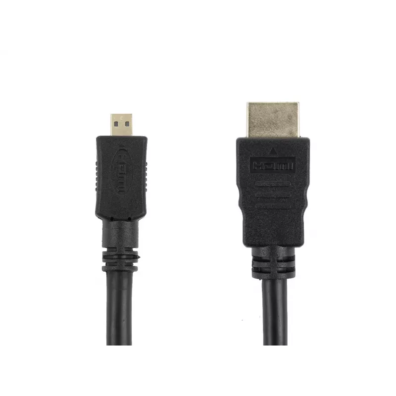 Accura HDMI - micro-HDMI -kaapeli 1,8m 4K High-Speed Ethernetillä musta