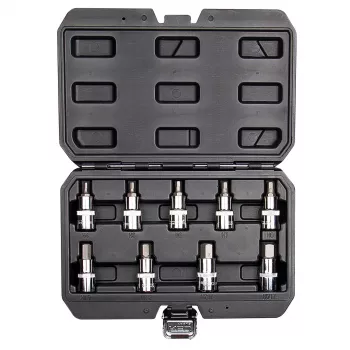 NEO TOOLS kuusiokärjet 55 mm hylsyllä, 9 kpl:n sarja