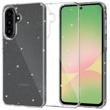 Tech-Protect FlexAir kuori Samsung Galaxy A57 5G:lle – läpinäkyvä glitter