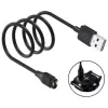 Beline USB-A-latauskaapeli Garmin-älykelloille 1 m musta