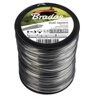 Bradas ZRK3025KG kasvilanka 30m vihreä, 2,5mm terässydän muovipinnoitteella ja leikkurilla