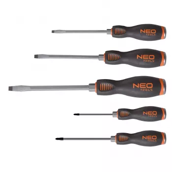 NEO TOOLS iskuruuvimeisseli, S2, 5 kpl:n sarja