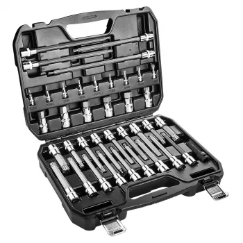 NEO TOOLS Torx-kärjet 1/2, 38 kpl:n sarja