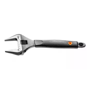 Neo Tools 250 mm säädettävä kiintoavain, 0-50 mm avautuma, kromi-vanadiiniteräs, fosfatoitu, DIN 3117