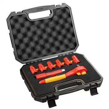 NEO TOOLS 01-307 eristetty hylsyavainsarja 1000V, 8 osaa, 1/2