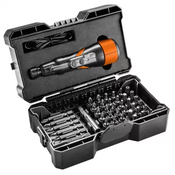 NEO TOOLS 04-200 USB-C 3,6 V akkuruuvinväännin 10 bitillä ja muovilaukulla