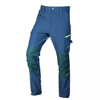 NEO TOOLS Mix&Match 4-suunta-joustavat työhousut navy-vihreä XS