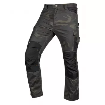 NEO TOOLS Mix&Match työhousut, canvas, Cordura-vahvistettu, vihreä camo, koko XXL