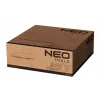 NEO TOOLS 90-037 sähkölämmitin 2000W PTC-keraaminen lämmitin säädettävällä termostaatilla, ylikuumenemis- ja kaatumissuojalla, kannettavalla kantokahvalla, musta/harmaa