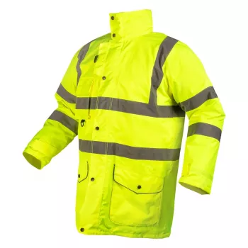 NEO Tools 5-in-1 huomiotyötakki, vuorattu, keltainen, koko L (81-716-L)