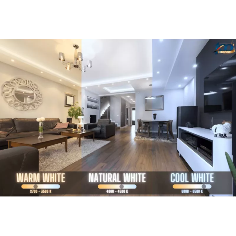 Blaupunkt E27 9W älykäs LED-lamppu A60 – Tunable White & RGB, Wi-Fi, Alexa/Google Assistant