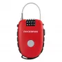 Rockbros Retractable Cable Lock 32420981001 punainen - 3-numeroinen yhdistelmälukko, 90 cm punottu teräs