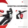 Rockbros Retractable Cable Lock 32420981001 punainen - 3-numeroinen yhdistelmälukko, 90 cm punottu teräs