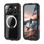 Crong Seal Cover IP68 vedenpitävä kotelo iPhone 17 Pro (musta)