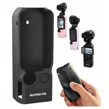 SUNNYLIFE OP4-BHT200-D TPU-suojakotelo DJI Osmo Pocket 3 / 4 / 4P - musta