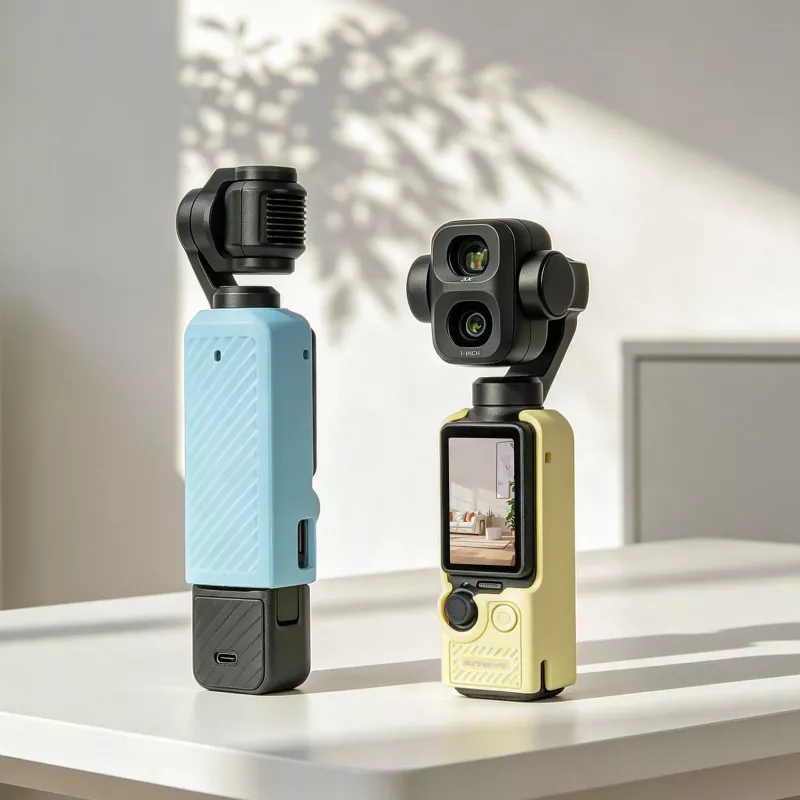 SUNNYLIFE OP4-BHT200-D TPU-suojakotelo DJI Osmo Pocket 3 / 4 / 4P - musta