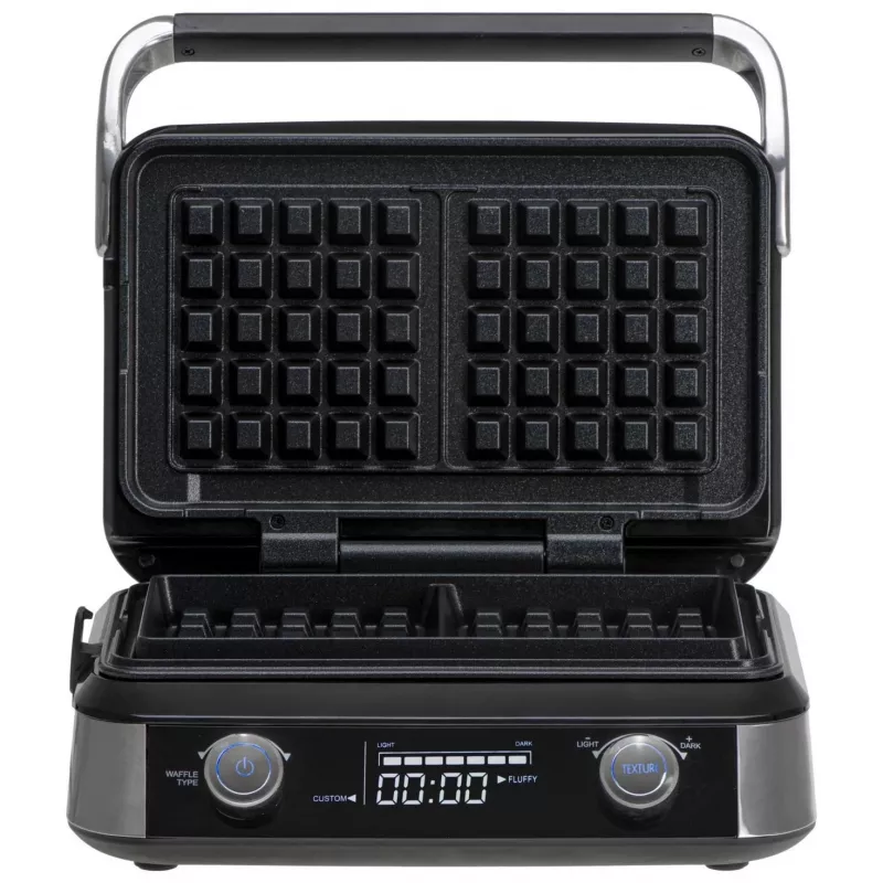 Adler AD 3084 vohvelirauta, 2400 W, musta/hopea