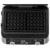 Adler AD 3084 vohvelirauta, 2400 W, musta/hopea