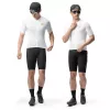 ROCKBROS Diamond lyhythihainen pyöräilypaita – miesten Active Fit, valkoinen, koko XL