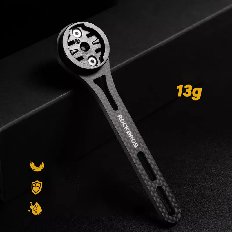 ROCKBROS FK-307W hiilikuituinen pyörätietokoneen kiinnike, musta