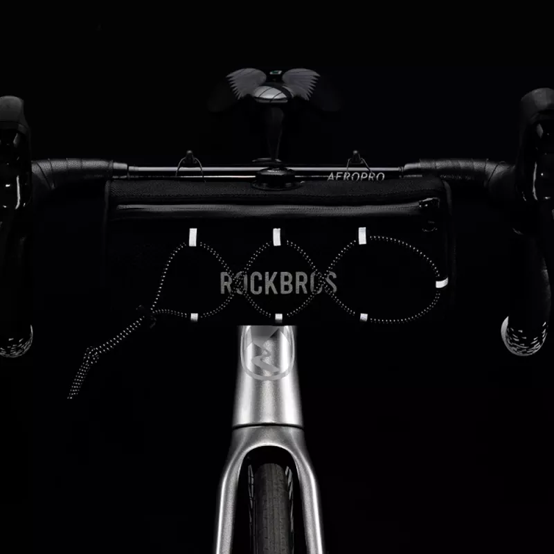 ROCKBROS TL002 ROAD TO SKY vedenpitävä ohjaustankolaukku 1,5 L - musta