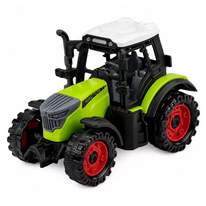 LEAN TOYS traktori säiliöperävaunulla, kitkaveto, maatalouskone, 34 cm