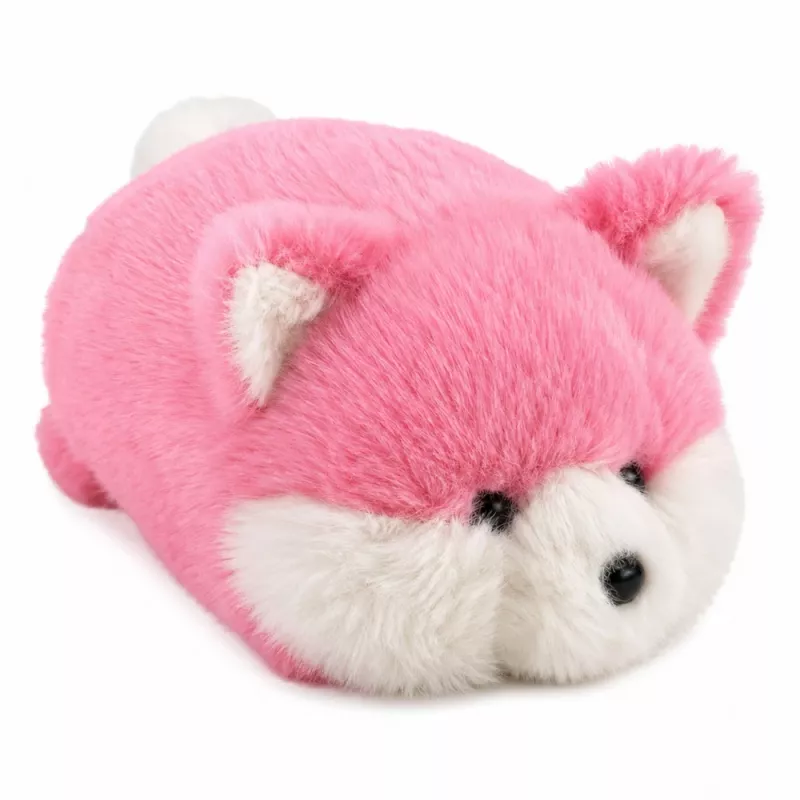 LEAN TOYS pehmokettu pehmoeläin, vaaleanpunainen pehmeä turkki, 16 cm