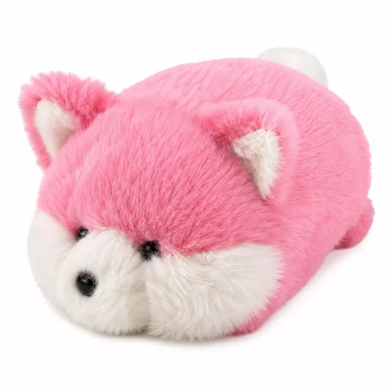 LEAN TOYS pehmokettu pehmoeläin, vaaleanpunainen pehmeä turkki, 16 cm