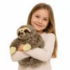 LEAN TOYS realistinen laiskiainen pehmoeläin tarrakuonoilla 34 cm