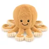 LEAN TOYS pehmo-oktopus pehmoeläin joustavilla lonkeroilla beige 30 cm