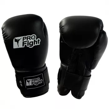 Profight nahkaiset lohikäärme-nyrkkeilyhanskat musta 12 oz