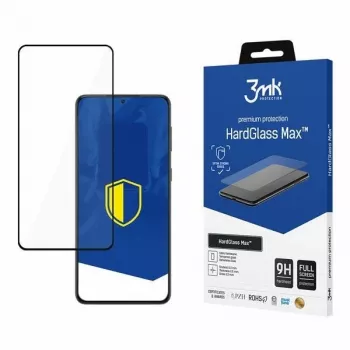 3MK Samsung Galaxy S22 musta - HardGlass Max näytönsuoja