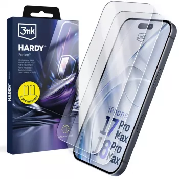 3mk Hardy Fusion kuori Apple iPhone 17 Pro Max / 18 Pro Max - läpinäkyvä hybridikuori MIL-STD-810G putoamissuojalla, MagSafe- ja langaton lataus -yhteensopiva