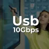 Claroc Active USB-C-kaapeli 5m 4K@60Hz 60W PD 10Gbps