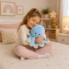 LEAN TOYS pehmeä mustekala pehmolelu joustavilla lonkeroilla sininen 50 cm