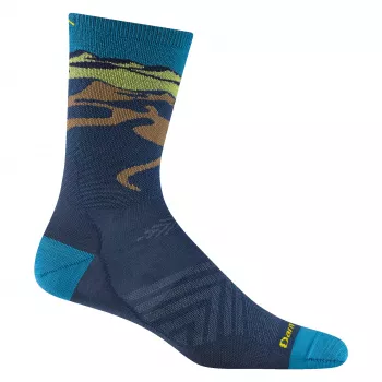Darn Tough Ridge Runner Micro Crew ultrakevyet juoksusukat - keskiyö
