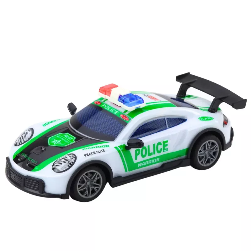 LEAN TOYS RC drift-poliisiurheiluauto LED-valoilla 1:22