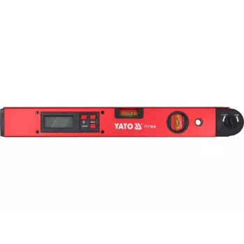 YATO elektroninen digitaalinen kulmamitta 400mm LCD-näytöllä ja Hold-toiminnolla