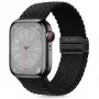 Tech-Protect Nylon Magnetic Loop ranneke Apple Watch 8/9/10/11/SE (40/41/42mm) musta