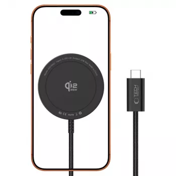 TECH-PROTECT A54 magneettinen MagSafe langaton laturi 25W Qi2.2 musta